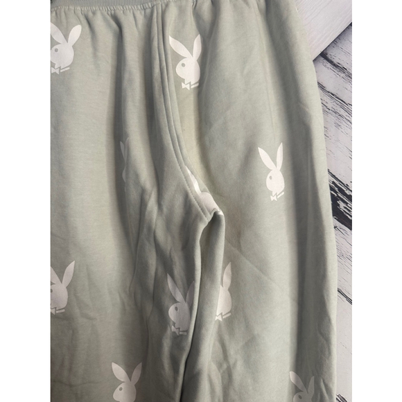 Women's Playboy x Missguided Green Joggers Size US 0 - Picture 7 of 9